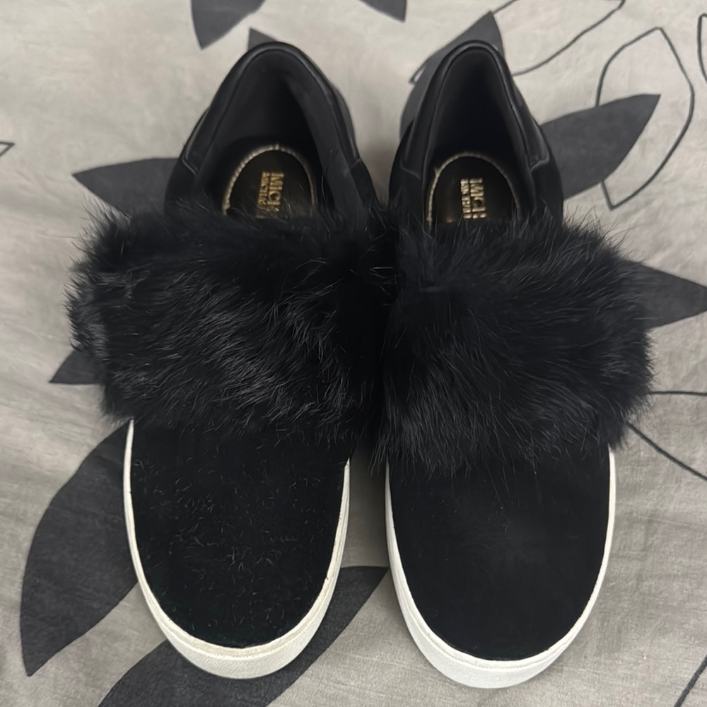 Michael Kors Black Slip-On Sneakers